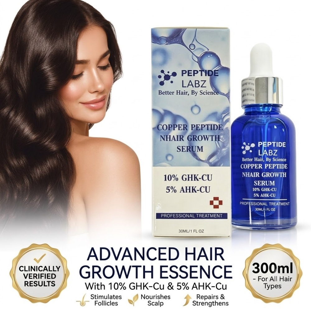 Hair Growth Serum Oil - Hair Growth Essence Copper Peptide GHK