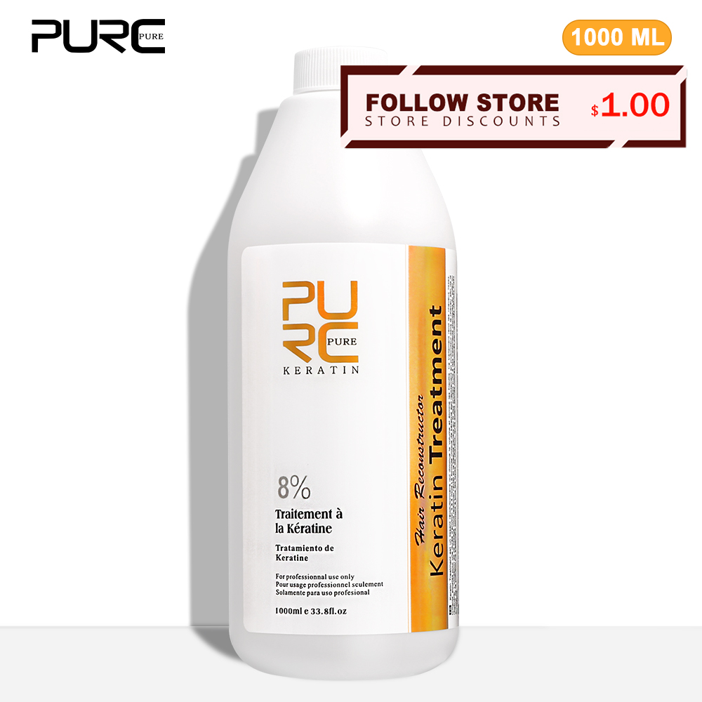 Hair Care With Protein - PURC 8% Keratin Smoothing Treatment Frizzy