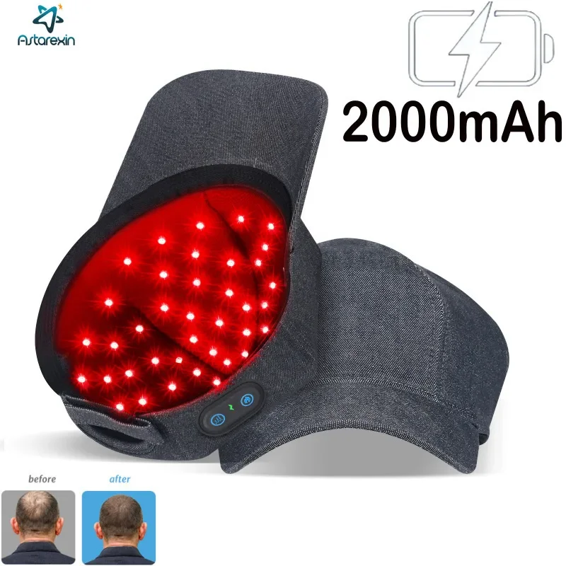 Hair Care With Protein - Hair Growth Cap Rechargeable 2000mAh LED