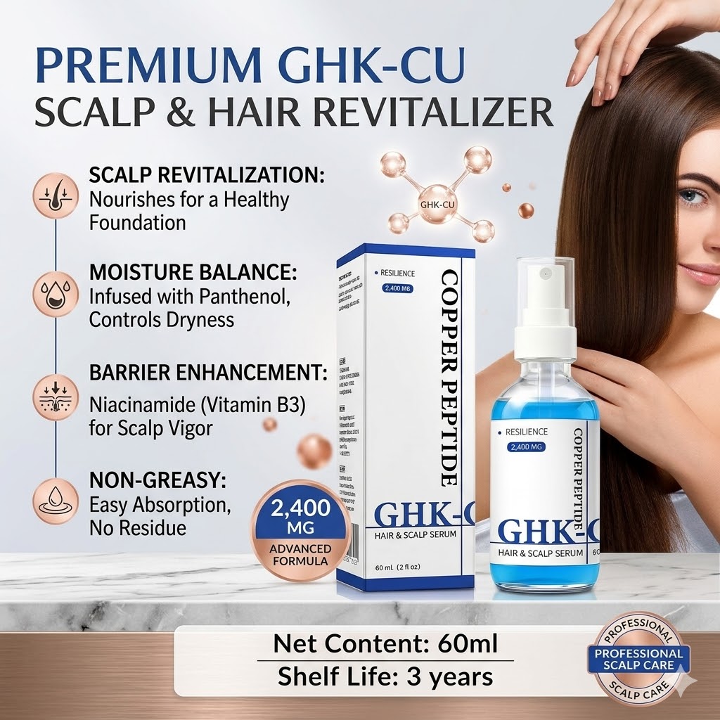 Hair Growth Serum Oil - GHK-Cu Copper Peptide Hair Growth Serum