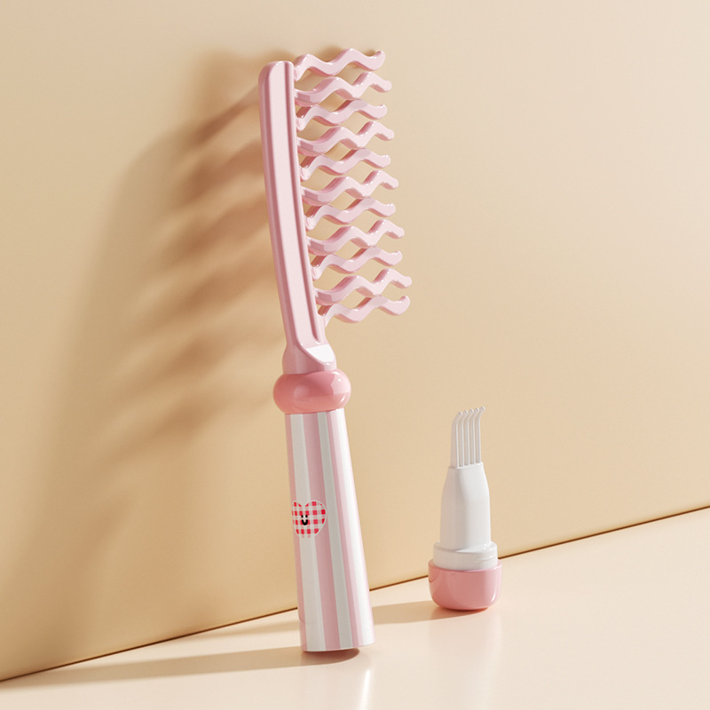 Hair Care For Wavy Hair - Double Row Wavy Tooth Hair Styling