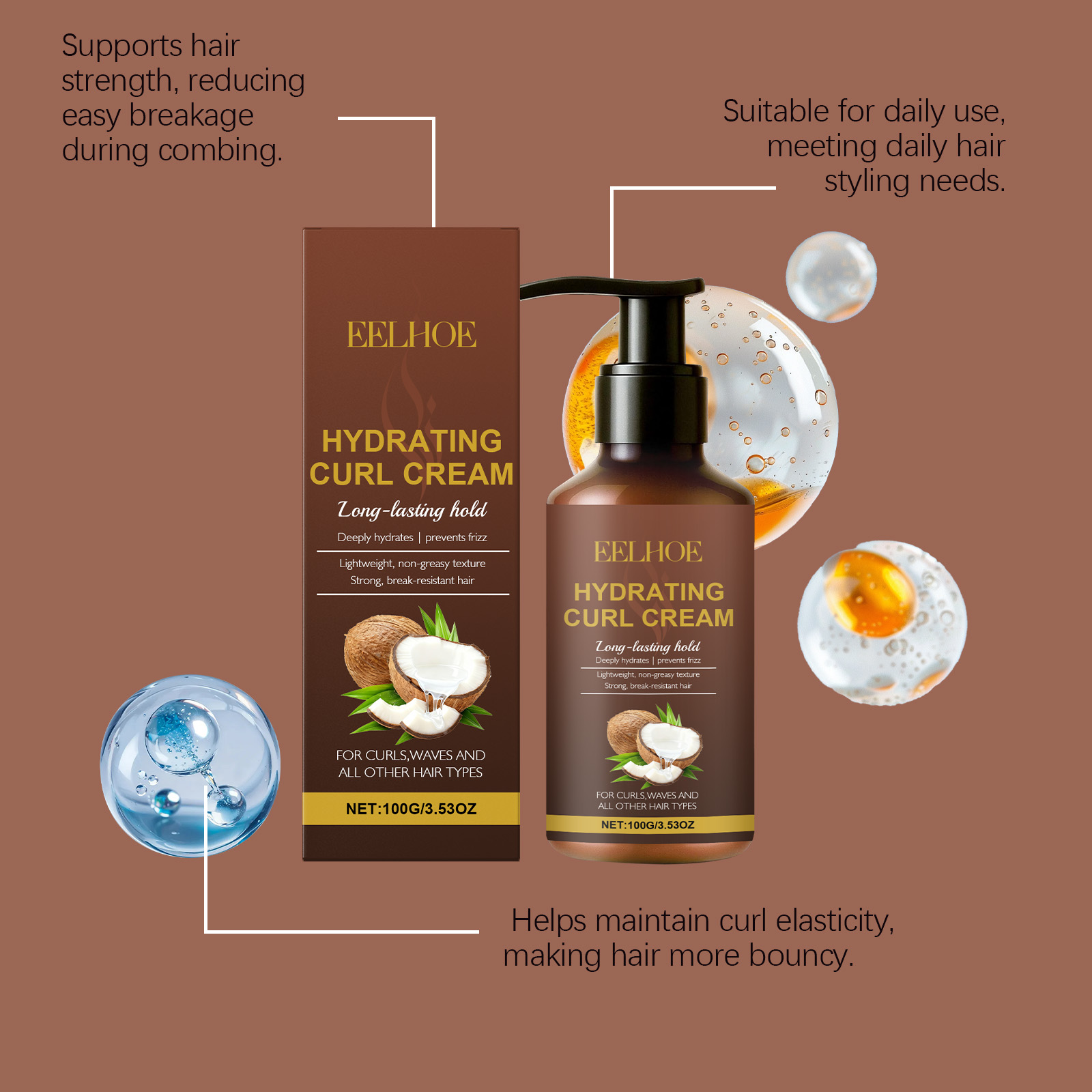 Curl Styling Cream for Wavy an - đánh giá và giá Hair Care For Wavy Hair