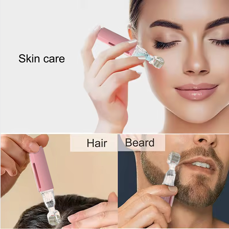 Women Facial Lip Derma Roller  - đánh giá và giá Hair Growth Serum Oil
