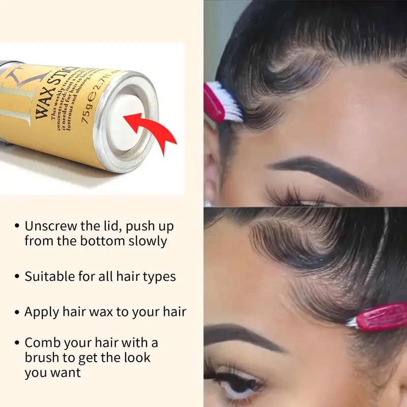 2/5Pcs Hair Wax Stick For Kids - đánh giá và giá Hair Care Women