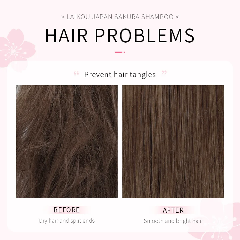 LAIKOU Japan Sakura  Shampoo R - đánh giá và giá Hair Care Vitamin