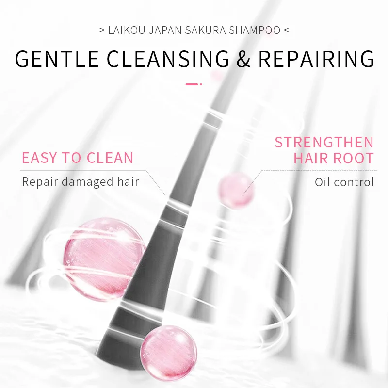 LAIKOU Japan Sakura  Shampoo R - đánh giá và giá Hair Care Vitamin