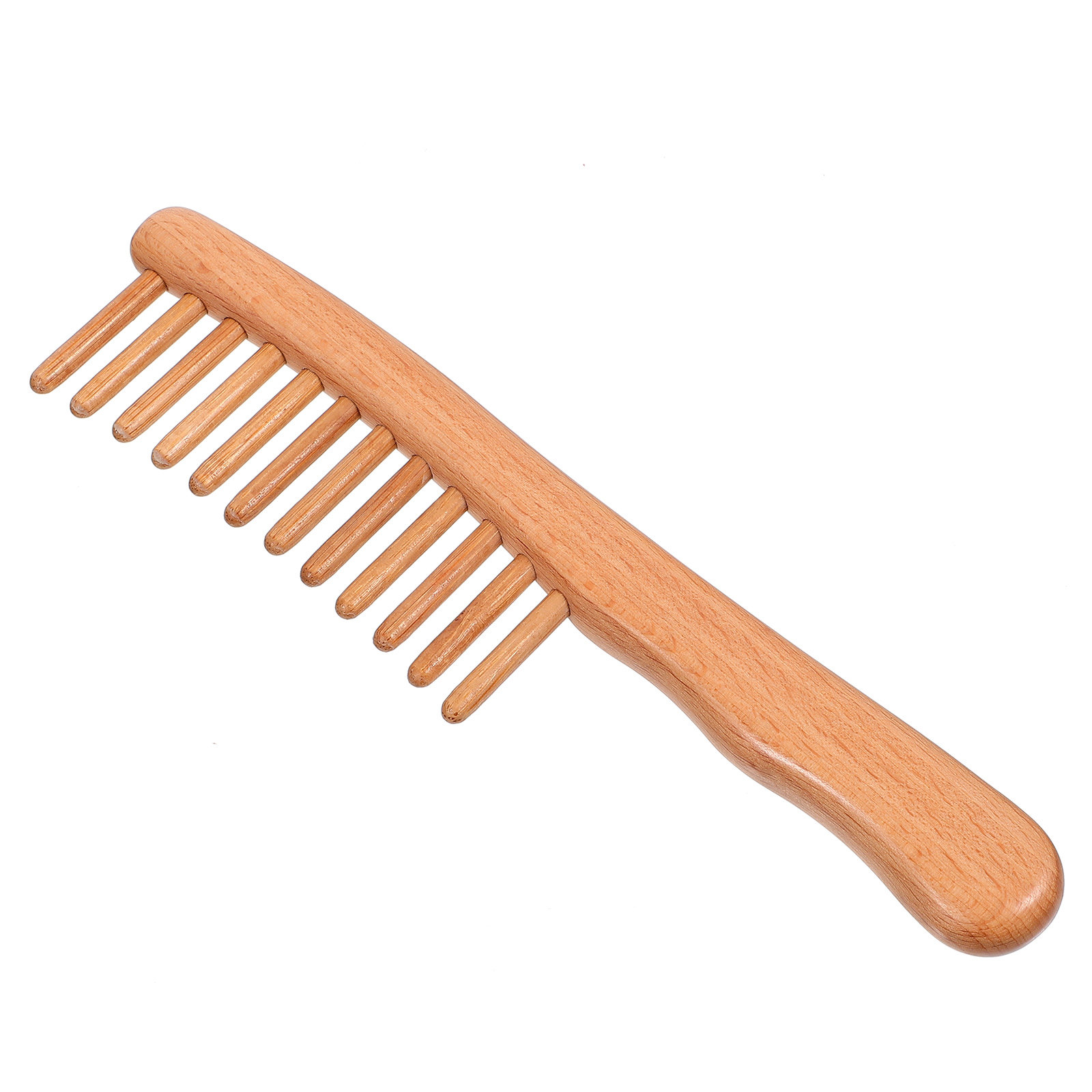1Pcs Polished Natural Wood Mas - đánh giá và giá Hair Care Natur