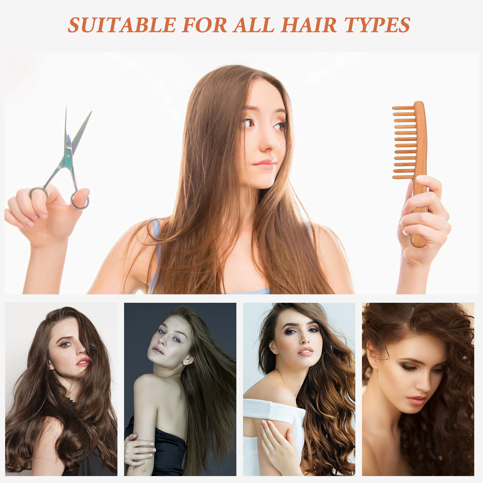 1Pcs Polished Natural Wood Mas - đánh giá và giá Hair Care Natur