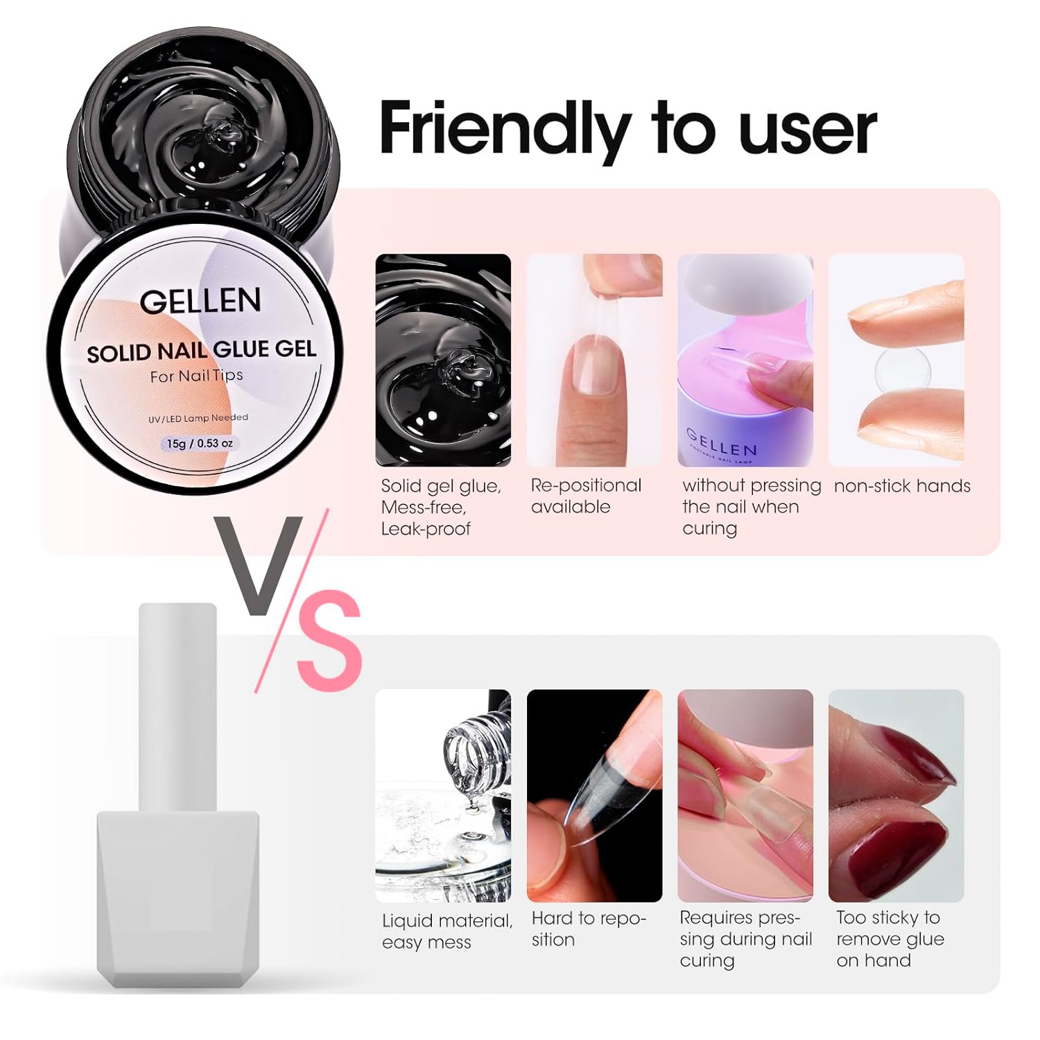 GELLEN Nail Solid Glue Builder - đánh giá và giá Hair Care Gel