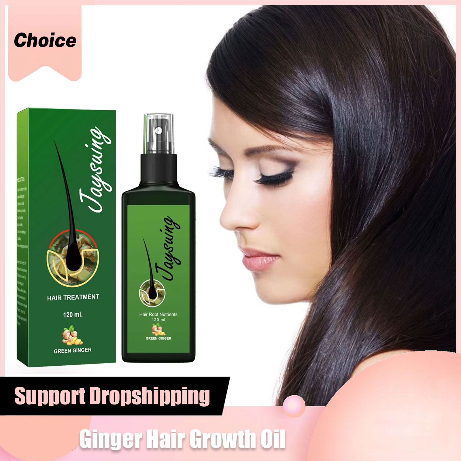 Fast Ginger Hair Growth Spray  - đánh giá và giá Hair Growth Serum Oil