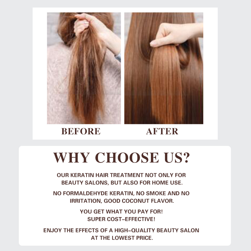 Mà Không Formalin Keratin 120M - đánh giá và giá Keratin Treatment Set