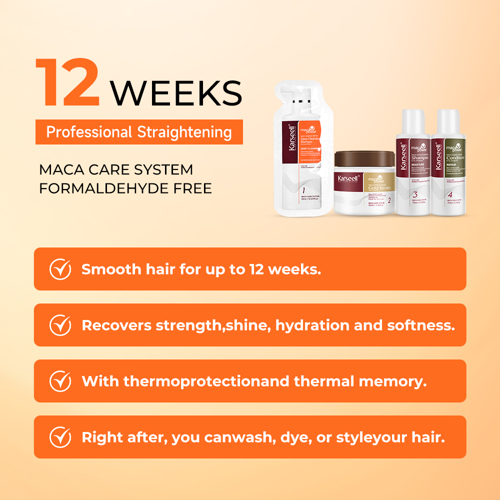 Karseell Gold Keratin Hair Mas - đánh giá và giá Keratin Treatment Set