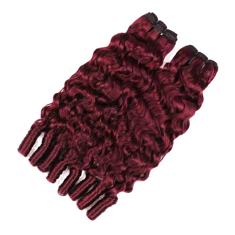 99J Burgundy Burmese Curly Bun - đánh giá và giá Hair Care Women