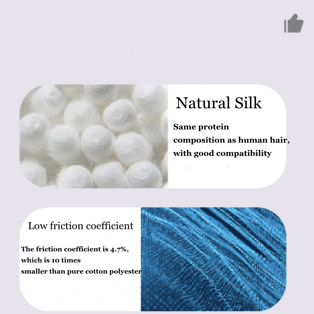 3PCS 100% Pure Mulberry Silk H - đánh giá và giá Hair Care Women