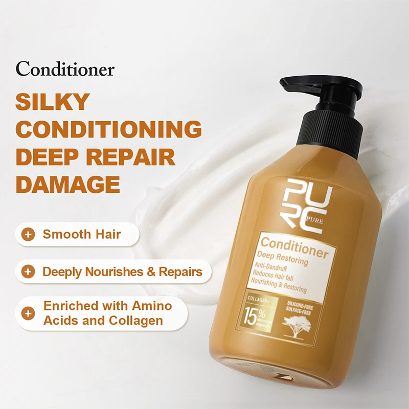 PURC Morocco Argan Oil Shampoo - đánh giá và giá Keratin Treatment Set