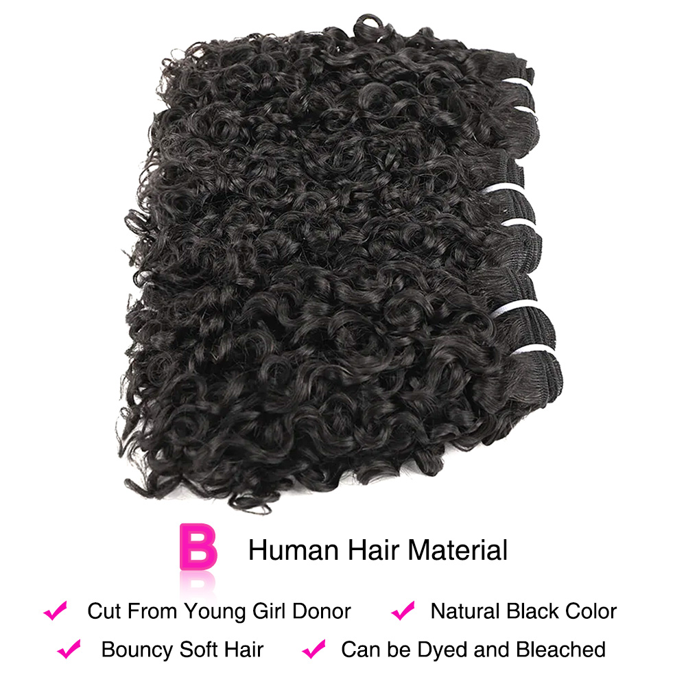 12A Pixie Curls Bundles Bouncy - đánh giá và giá Hair Care Women