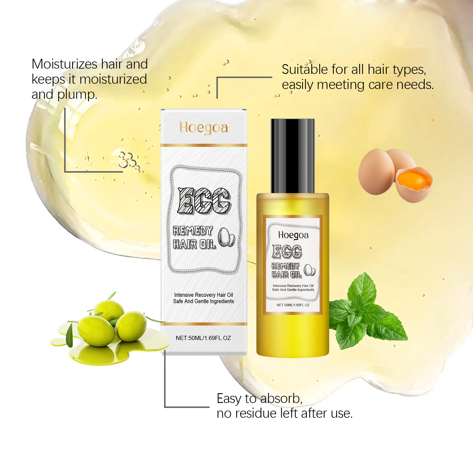Egg Remedy Hair Oil Restore So - đánh giá và giá Hair Care Natur