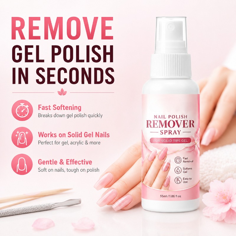 Nail Remover Spray Solid Nail  - đánh giá và giá Hair Care Gel