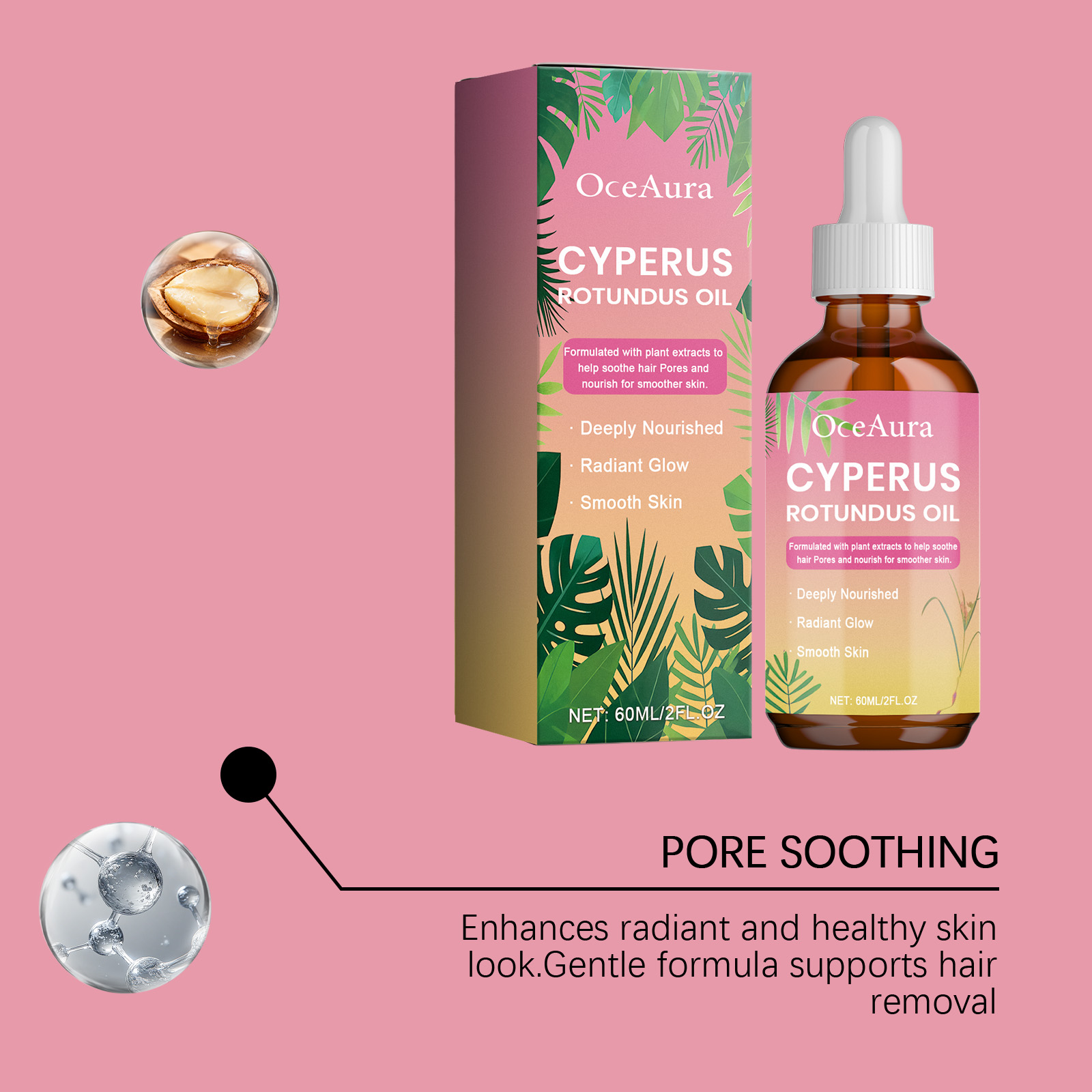 Inhibit Hair Growth Cyperus Ro - đánh giá và giá Hair Growth Serum Oil