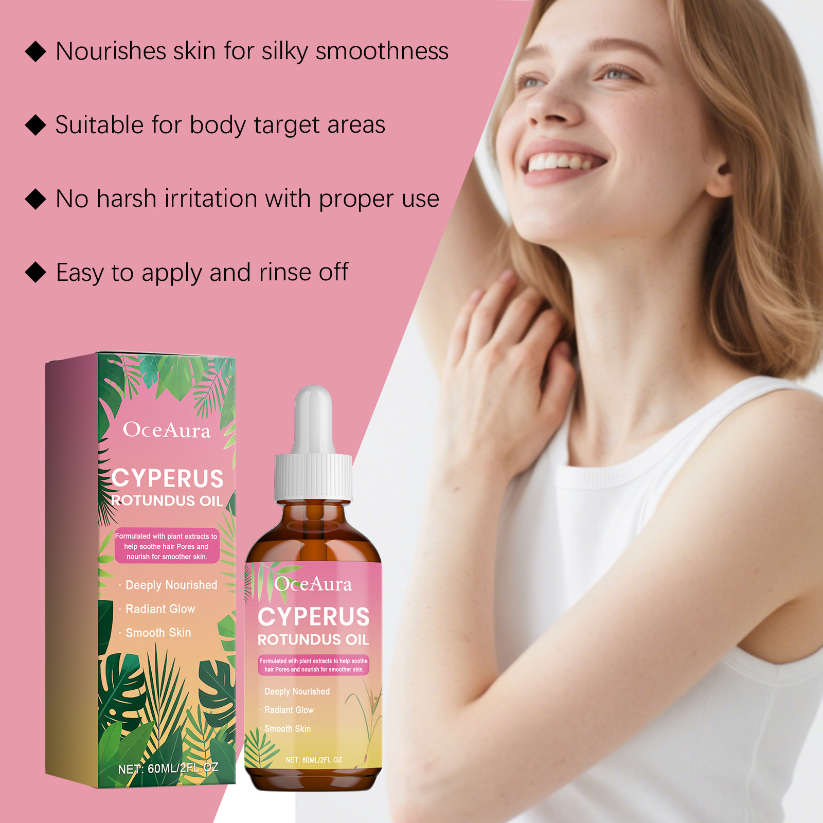Inhibit Hair Growth Cyperus Ro - đánh giá và giá Hair Growth Serum Oil