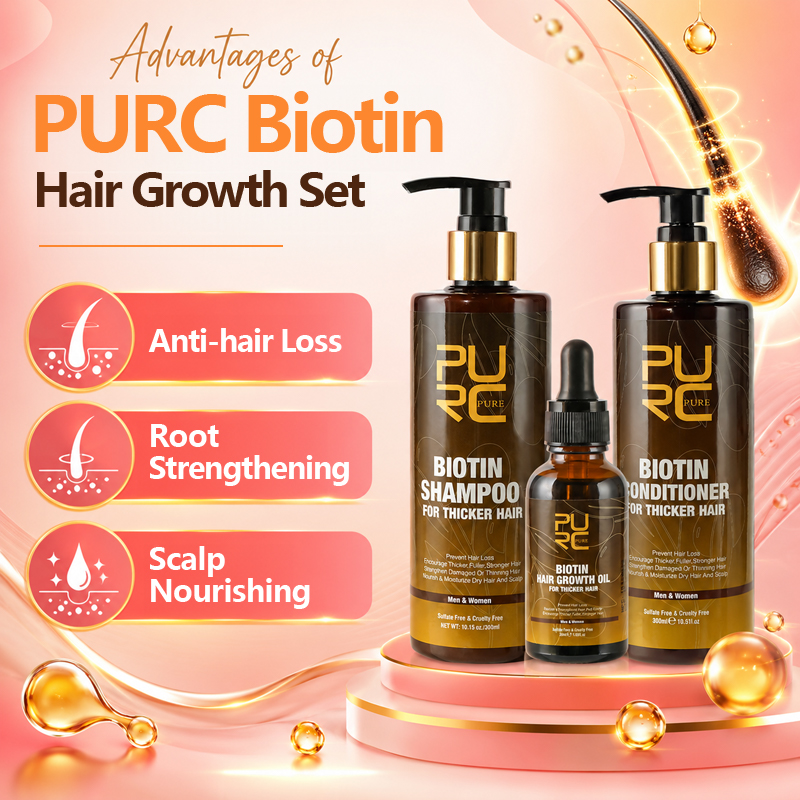 PURC Biotin Hair Growth Oil Sh - đánh giá và giá Keratin Treatment Set