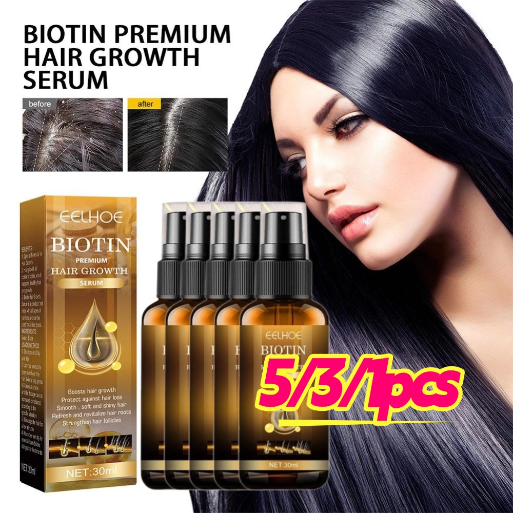 5/3/1pcs Biotin Fast Hair Grow - đánh giá và giá Hair Care Vitamin